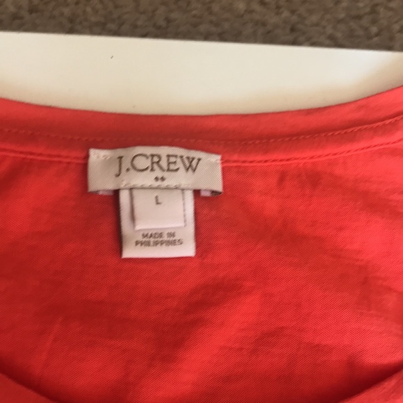 jJ.Crew sleeveless 100% Cotton top with Lace-L - Picture 6 of 16